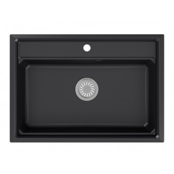 Кухонная мойка Granula Kitchen Space KS-7301 73x51 чёрный