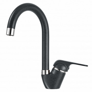 Смеситель для кухни Granula 1024sv шварц