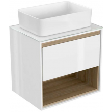 Тумба под раковину Cersanit Louna SP-SZ-LOU60-BL/Wh белый
