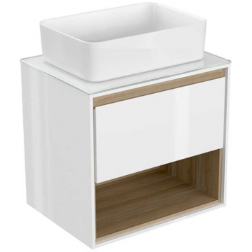 Тумба под раковину Cersanit Louna SP-SZ-LOU60-BL/Wh белый