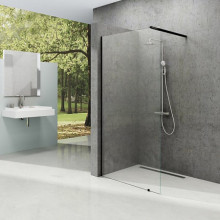Душевая стенка Ravak ST Walk-In Wall GW9W70300Z1 90 черный/транспарент