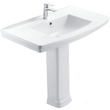 Раковина с пьедесталом Creo Orleans OR3100+OR3110 белый