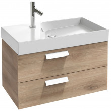 Тумба с раковиной Jacob Delafon Rythmik EB1303-E10+EXO112-Z-00 квебеский дуб