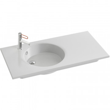Раковина Jacob Delafon Odeon Rive Gauche EXAU112-Z-00 100 белый