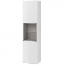 Шкаф-колонна Excellent Tuto MLEX.0201.400.WHCO белый/бетон