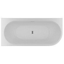 Акриловая ванна Riho Desire Corner BD05220S1WI1170 R LED 184x84 белый/черный матовый
