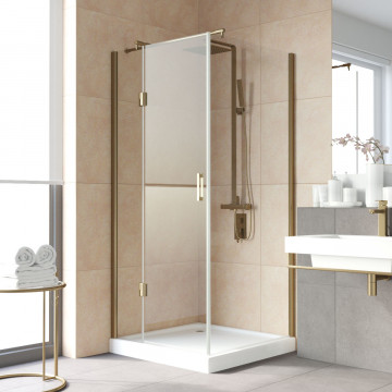 Душевой уголок Vegas AFP-Fis LUX 120*80 05 01 L бронза/прозрачное