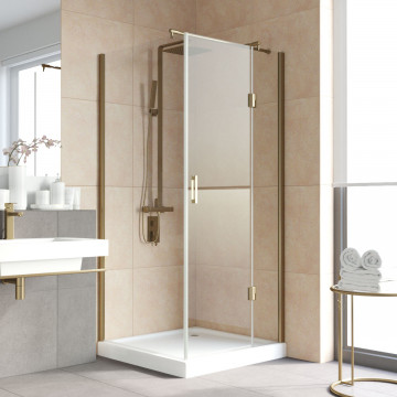 Душевой уголок Vegas AFP-Fis LUX 120*80 05 01 R бронза/прозрачное