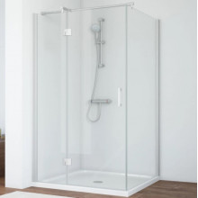 Душевой уголок Vegas Glass AFP-Fis 120*80 07 01 L матовый хром/прозрачное