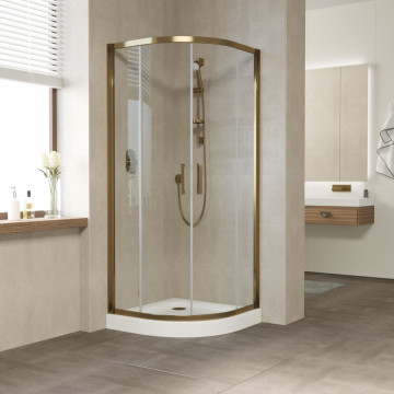Душевой уголок Vegas Glass ZS 90 05 01 бронзовый/прозрачное