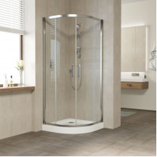 Душевой уголок Vegas Glass ZS 120 08 01 глянцевый хром/прозрачное
