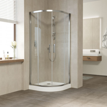 Душевой уголок Vegas Glass ZS 120 08 01 глянцевый хром/прозрачное