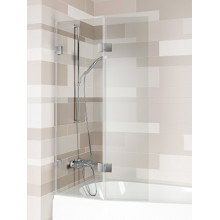 Шторка для ванны Riho VZ Scandic NXT X500 Space Saver L GX00642B1 91 черный/прозрачное