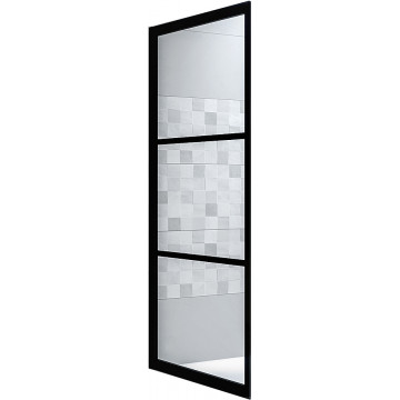 Шторка для ванны Riho Grid GB501 L GBB5080001 80 черный/прозрачное