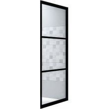 Шторка для ванны Riho Grid GB501 R GBB5080002 80 черный/прозрачное