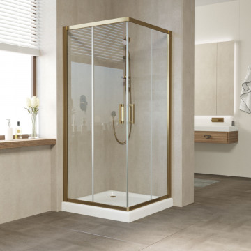 Душевой уголок Vegas Glass ZA 120 05 01 бронзовый/прозрачное