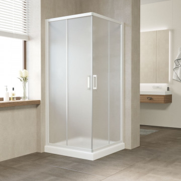 Душевой уголок Vegas Glass ZA NOVO 120 01 10 белый/сатин