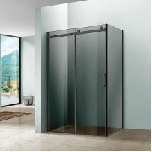 Душевой уголок Vincea Como VSR-1C9012CGB 120x90 черный/тонированное