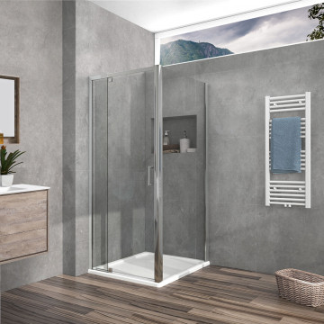 Душевой уголок Vincea Intra VSR-1I901090CL 100x90 хром/прозрачное