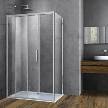 Душевой уголок Vincea Soft VSR-3SO1012CL 120x100 хром/прозрачное
