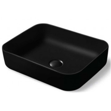Раковина накладная Vincea VBS-105MB 50х41 матовый черный