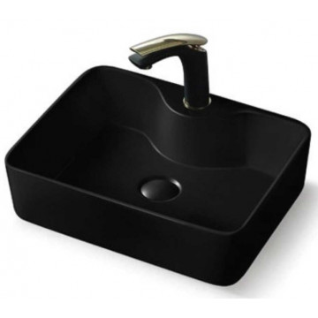 Раковина накладная Vincea VBS-127MB 47.5х36.5х13 матовый черный