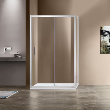 Душевой уголок Vincea Garda VSR-1G1014CL 140x100 хром/прозрачное
