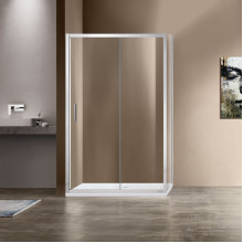 Душевой уголок Vincea Garda VSR-1G8011CL 110x80 хром/прозрачное