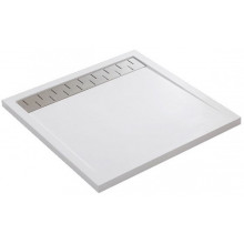 Поддон для душа из искусственного камня Vincea VST-2SR39090W 90x90 белый матовый