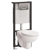 Подвесной унитаз с инсталляцией комплект Vitra Normus 9773B003-7203