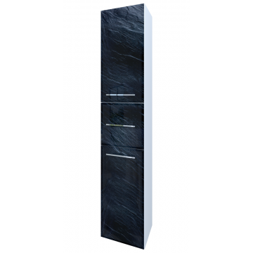 Пенал Marka One Visbaden 30П У73127 правый black stone