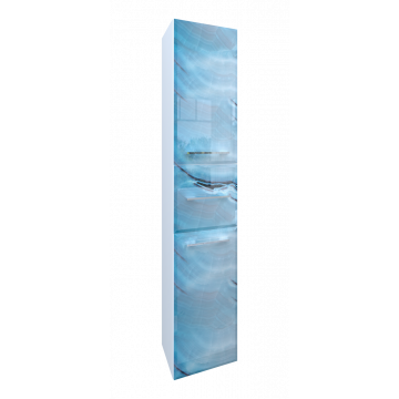 Пенал Marka One Visbaden 30П У73179 левый blue marble