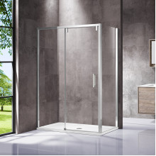 Душевой уголок Vincea Lugano VSR-1L9012CL 120x90 хром/прозрачное