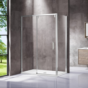 Душевой уголок Vincea Lugano VSR-1L9012CL 120x90 хром/прозрачное