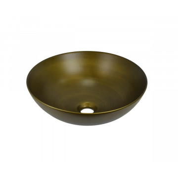 Раковина накладная Bronze de Luxe 6203 40.5х40.5 бронза