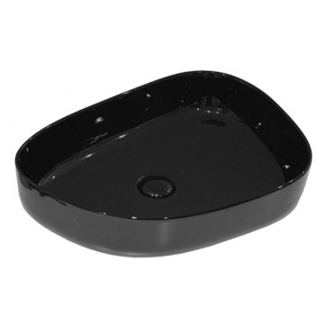 Раковина накладная BelBagno BB1435-NERO черный