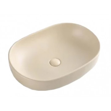 Раковина накладная BelBagno BB1084-H316 бежевый матовый
