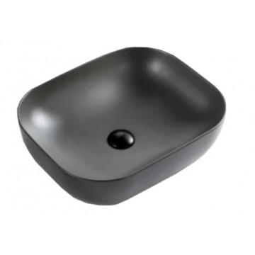 Раковина накладная BelBagno BB1302-H311 серый матовый