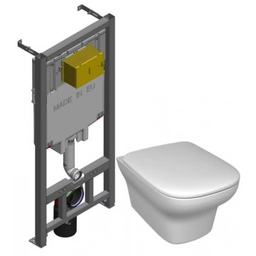 Подвесной унитаз с инсталляцией комплект Jacob Delafon Vox E21772RU-00