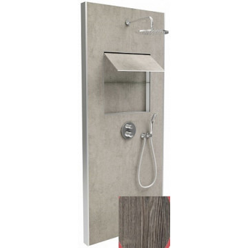 Душевая система Jacob Delafon Ecrin E80301-D34 темный дуб