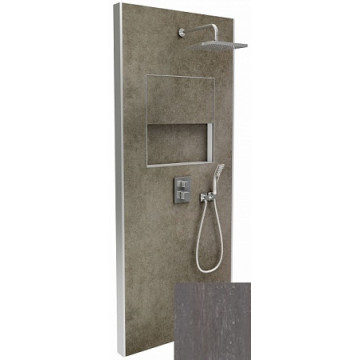 Душевая система Jacob Delafon Ecrin E80302-D39 темный гранит