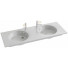 Раковина встраиваемая Jacob Delafon Odeon Rive Gauche EXAS112-Z-00 141х51.2 белый