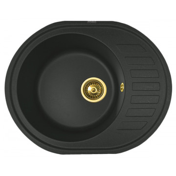 Мойка для кухни Zorg GR 620 BLACK BRONZE черный/бронза