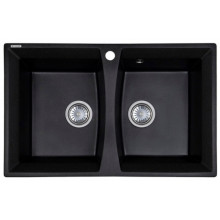 Кухонная мойка Kaiser KM2M-5078 BS Black Silver