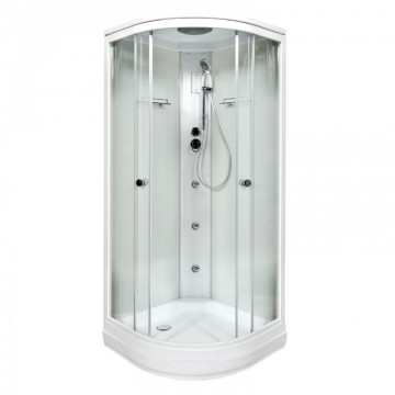 Душевая кабина Deto DM2090GM+EL 90x90 Гидромассаж с электрикой