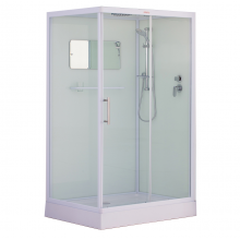 Душевая кабина Esbano ESKW108СKR белый/прозрачное