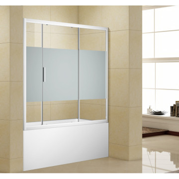 Шторка для ванной Aquanet Practic AE10-B-180H150U-CP 243614 180 хром/прозрачное с шелкографией