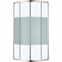 Душевой уголок Aquanet Pleasure AE10-Q-90x90U-CP 243615 90x90 хром/прозрачное с шелкографией