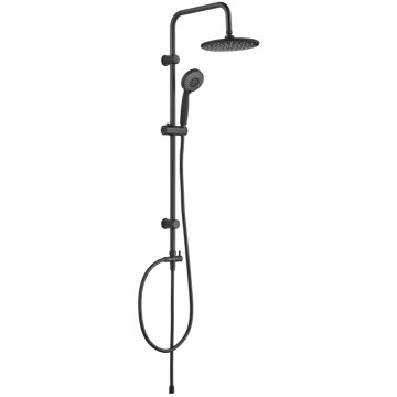 Душевая система Aquanet Passion R AF300-70-R-B черный матовый 261836