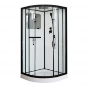 Душевая кабина Cerutti Viva 91B 8557 90х90 черный